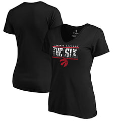 Toronto Raptors Women's Hometown Collection The Six V-Neck T-Shirt