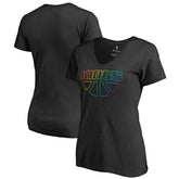 Sacramento Kings Women's Team Pride Wordmark V-Neck T-Shirt