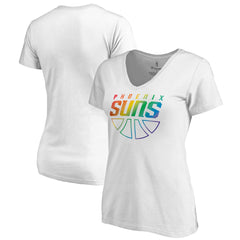 Phoenix Suns Women's Team Pride Wordmark V-Neck T-Shirt