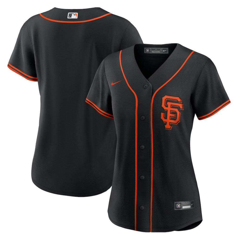 Black San Francisco Giants Nike Women's Alternate Replica Team Jersey