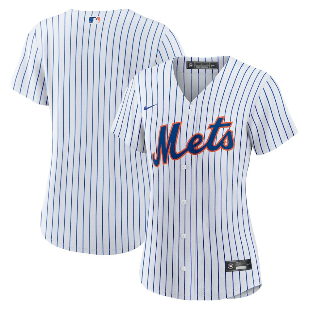 White New York Mets Nike Women's Home Replica Team Jersey