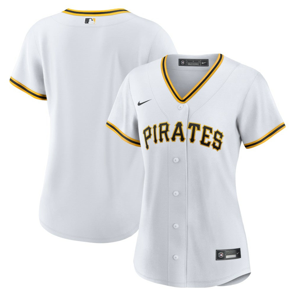 White Pittsburgh Pirates Nike Women's Home Replica Team Jersey