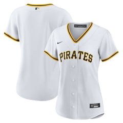 White Pittsburgh Pirates Nike Women's Home Replica Team Jersey