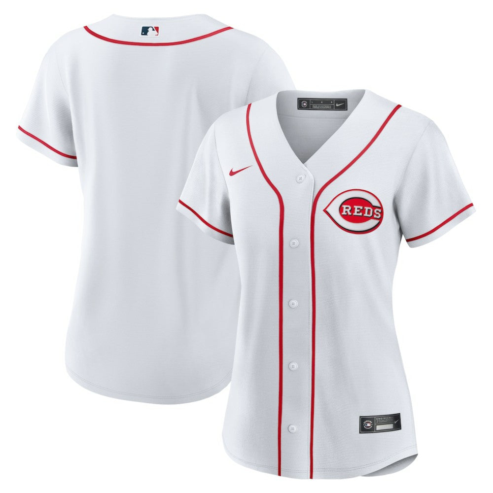 White Cincinnati Reds Nike Women's Home Replica Team Jersey