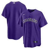 Purple Colorado Rockies Nike Alternate Replica Team Jersey