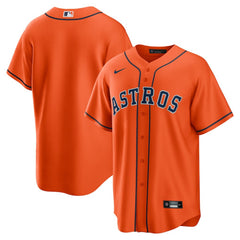 Orange Houston Astros Nike Alternate Replica Team Jersey