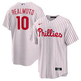 White JT Realmuto Philadelphia Phillies Nike Home Replica Player Name Jersey