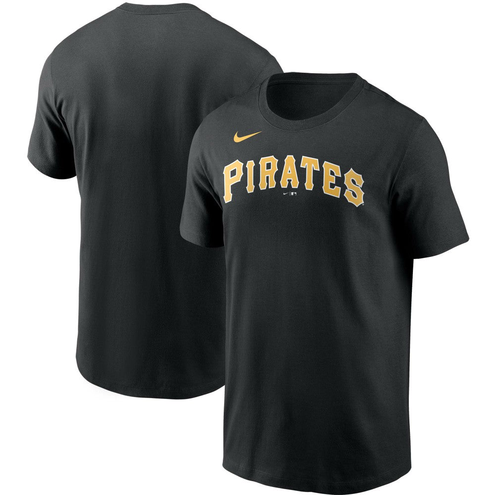 Black Pittsburgh Pirates Nike Team Wordmark T-Shirt