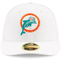 Omaha Low Profile 59FIFTY Fitted Hat - Miami Dolphins Hats