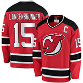 NHL Jamie Langenbrunner New Jersey Devils Fanatics Premier Breakaway Retired Player Jersey