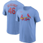 Light Blue Paul Goldschmidt St. Louis Cardinals Nike Name & Number T-Shirt