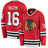 NHL Eddie Olczyk Chicago Blackhawks Fanatics Premier Breakaway Retired Player Jersey