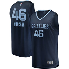 Fanatics John Konchar Memphis Grizzlies Fast Break Replica Jersey Navy