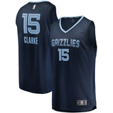 Fanatics Brandon Clarke Memphis Grizzlies Fast Break Replica Jersey Navy