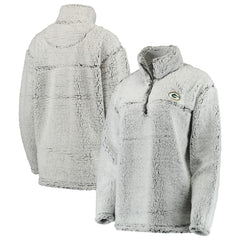 Women's Sherpa Quarter-Zip Pullover Jacket - Green Bay Packers Pullover
