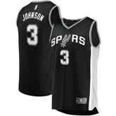 Fanatics Keldon Johnson San Antonio Spurs Fast Break Replica Jersey Black