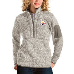 Antigua Women's Fortune Half-Zip Pullover Jacket - Pittsburgh Steelers Pullover
