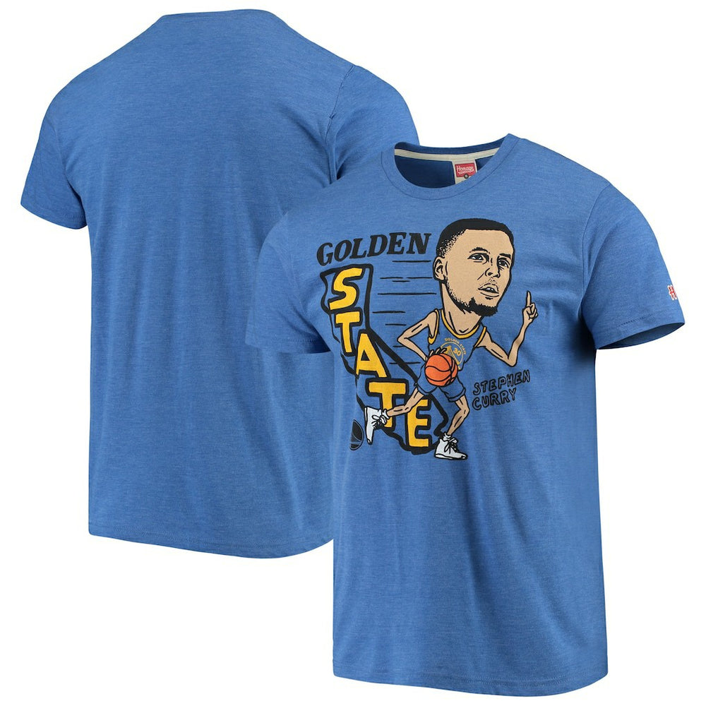 Stephen Curry Golden State Warriors Caricature Tri-Blend T-Shirt sale