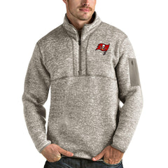 Antigua Fortune Quarter-Zip Pullover Jacket - Tampa Bay Buccaneers Pullover
