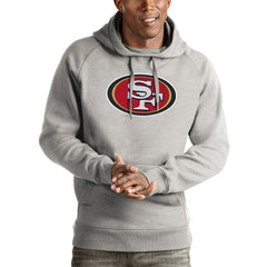Antigua Victory Pullover Hoodie - San Francisco 49ers Hoodies