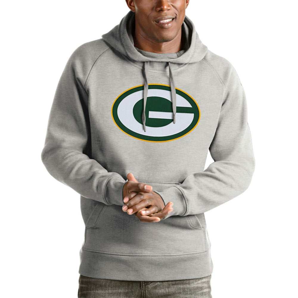 Antigua Victory Pullover Hoodie - Green Bay Packers Hoodies