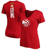 Trae Young Atlanta Hawks Women's Playmaker Name & Number V-Neck T-Shirt