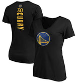 Stephen Curry Golden State Warriors Women's Playmaker Name & Number V-Neck T-Shirt sale