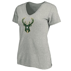 Giannis Antetokounmpo Milwaukee Bucks Women's Playmaker Name & Number V-Neck T-Shirt