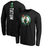 Jayson Tatum Boston Celtics Playmaker Name & Number Long Sleeve T-Shirt