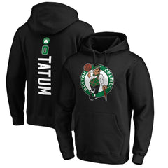 Jayson Tatum Boston Celtics Playmaker Name & Number Pullover Hoodie