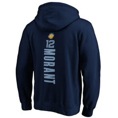 Ja Morant Memphis Grizzlies Playmaker Name & Number Pullover Hoodie