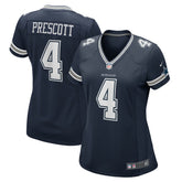 Dak Prescott Women's Game Team Jersey - Dallas Cowboys Jerseys