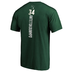 Fanatics Giannis Antetokounmpo Milwaukee Bucks Playmaker Name & Number T-Shirt