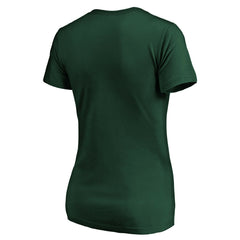 Fanatics Milwaukee Bucks Women's Primary Logo Team V-Neck T-Shirt
