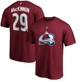 NHL Nathan MacKinnon Colorado Avalanche Fanatics Authentic Stack Player Name & Number T-Shirt
