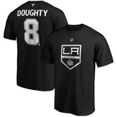 NHL Drew Doughty Los Angeles Kings Fanatics Authentic Stack Name & Number Team T-Shirt