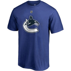NHL Brock Boeser Vancouver Canucks Fanatics Authentic Stack Player Name & Number T-Shirt