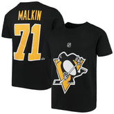 NHL Evgeni Malkin Pittsburgh Penguins Youth Player Name & Number T-Shirt
