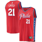 Fanatics Joel Embiid Philadelphia 76ers Youth 2019/20 Fast Break Replica Player Team Jersey