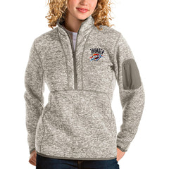 Oklahoma City Thunder Antigua Women's Fortune Quarter-Zip Pullover Jacket