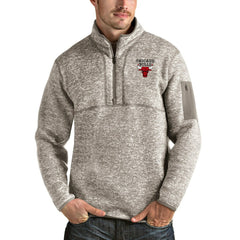 Chicago Bulls Antigua Fortune Quarter-Zip Pullover Jacket