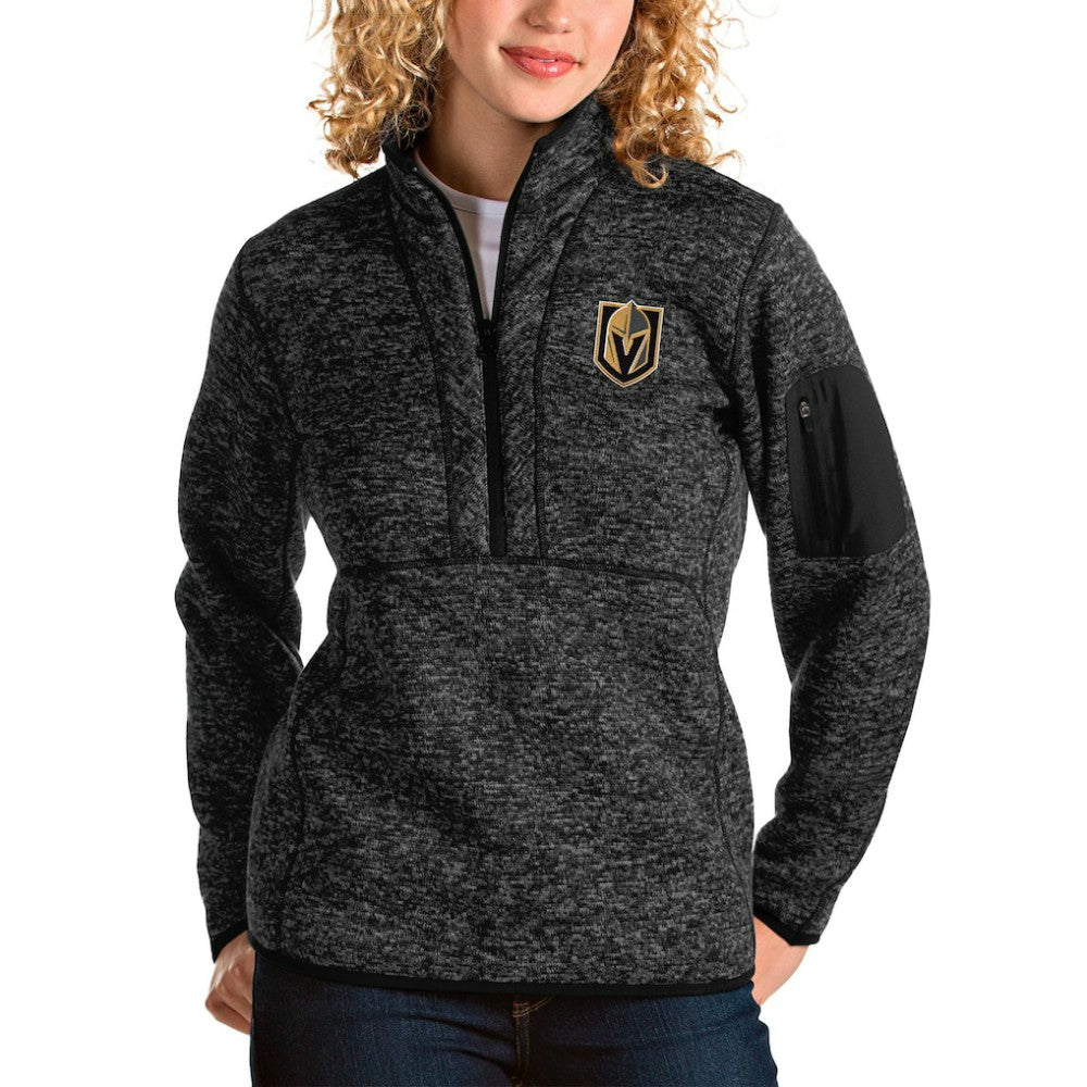 NHL Vegas Golden Knights Antigua Women's Fortune Half-Zip Sweatshirt