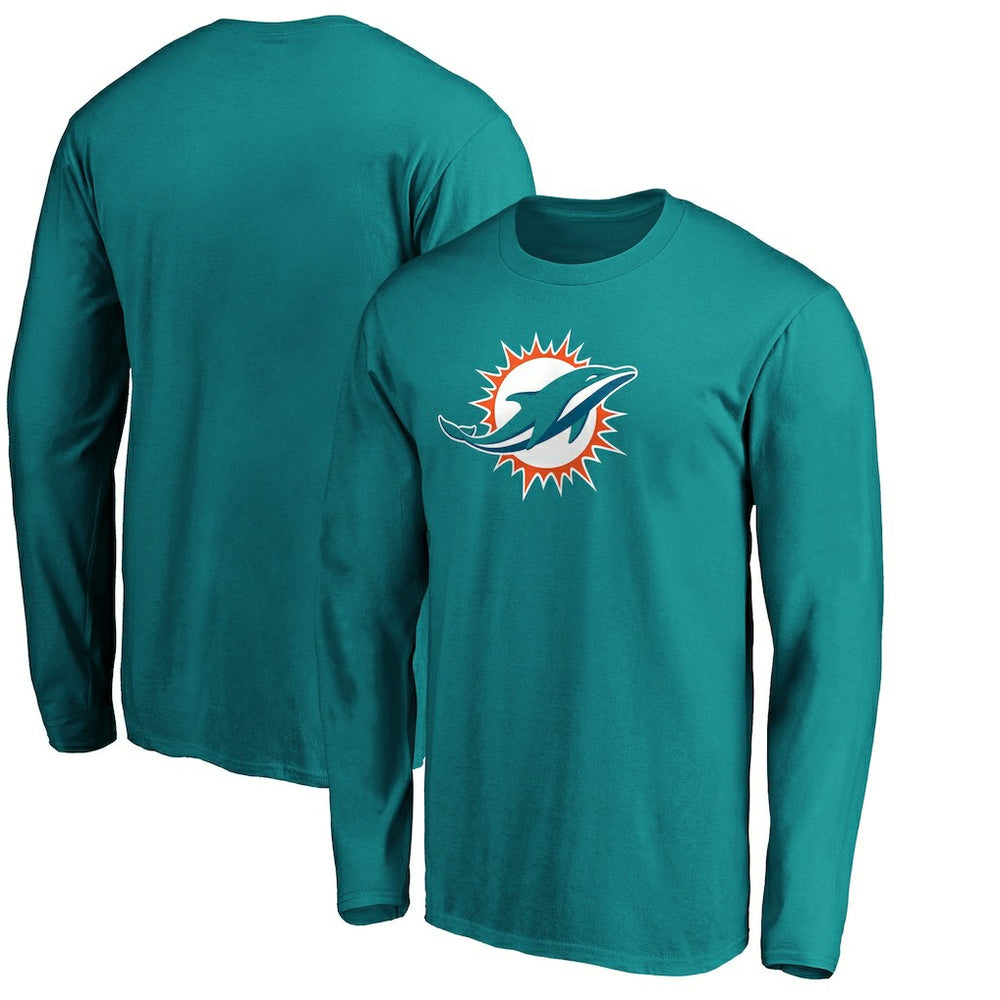 Primary Logo Long Sleeve T-Shirt - Miami Dolphins T-shirts
