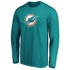 Primary Logo Long Sleeve T-Shirt - Miami Dolphins T-shirts