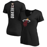 Tyler Herro Miami Heat Women's Team Playmaker Name & Number T-Shirt