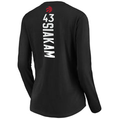 Fanatics Pascal Siakam Toronto Raptors Women's Playmaker Name & Number Long Sleeve T-Shirt