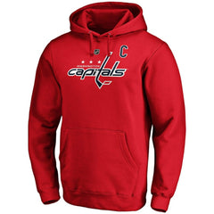 NHL Alexander Ovechkin Washington Capitals Fanatics Authentic Stack Player Name & Number Fitted Pullover Hoodie