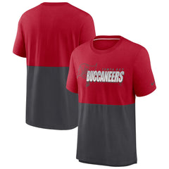 Fan Gear Colorblock Tri-Blend T-Shirt - Tampa Bay Buccaneers T-shirts
