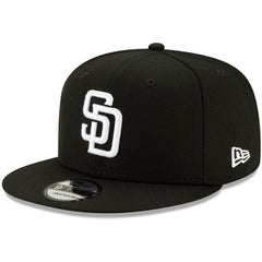 Black San Diego Padres New Era 9FIFTY Adjustable Hat