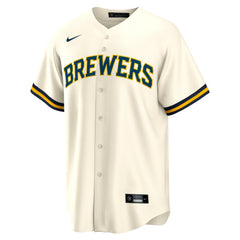 Cream Milwaukee Brewers Nike Home Replica Team Jersey